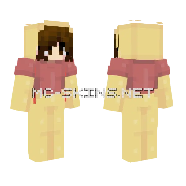 Alina Tulbe Minecraft skin, front and back