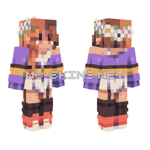 All I Saw Was You Rce Minecraft skin, front and back