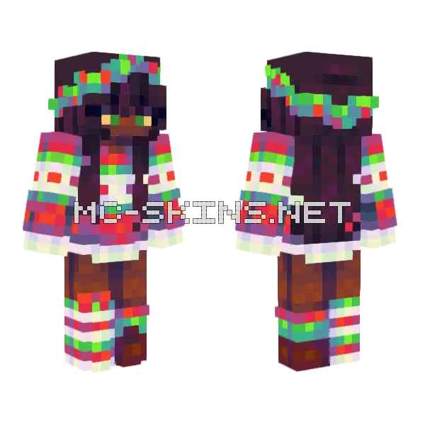 All I Want RCE Minecraft skin, front and back