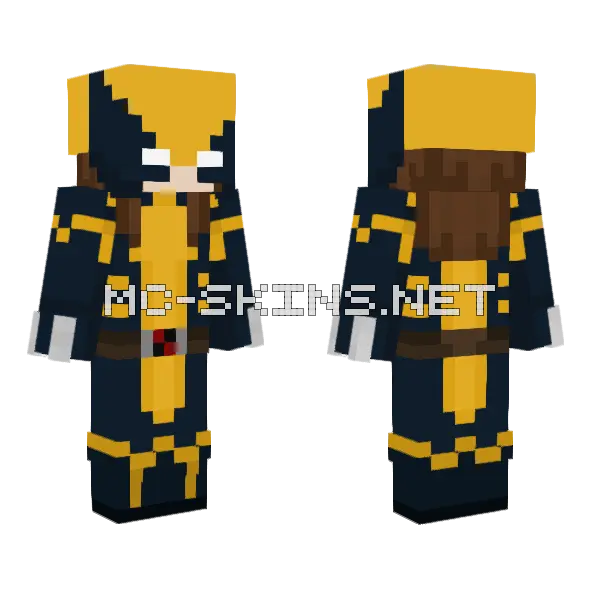All New Wolverine Minecraft skin, front and back