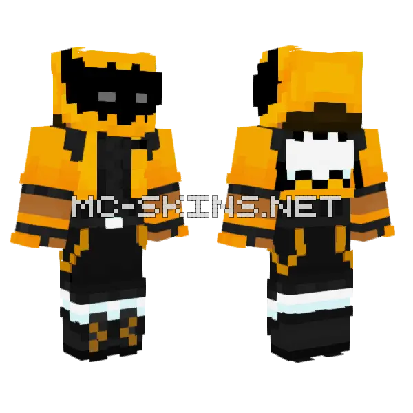 All Star Batman Minecraft skin, front and back