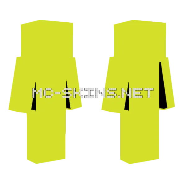 All Yellow Outfit, front and back