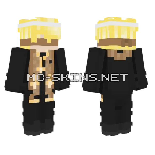 Allan Minecraft skin, front and back