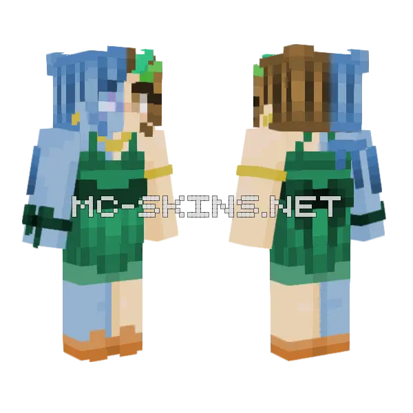 Allay Skin Minecraft skin, front and back