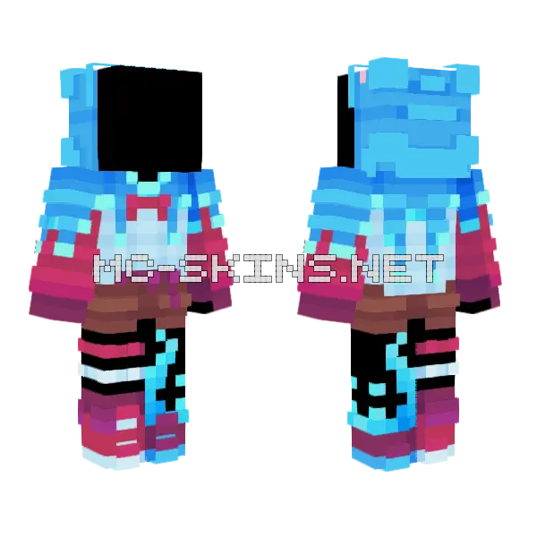 Allay Wide Fem Ob Minecraft skin, front and back