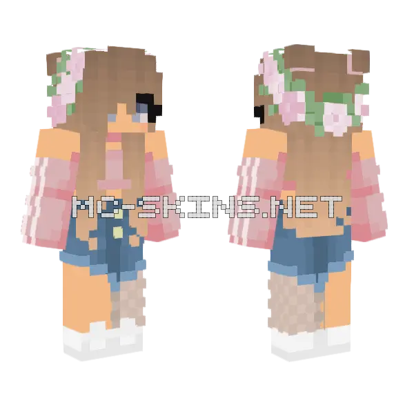 Alli Minecraft skin, front and back