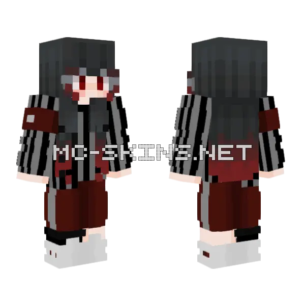 Almendra Skin Arbitro Minecraft skin, front and back