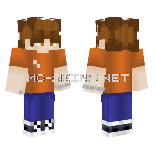 Almond Scent Minecraft skin, front and back
