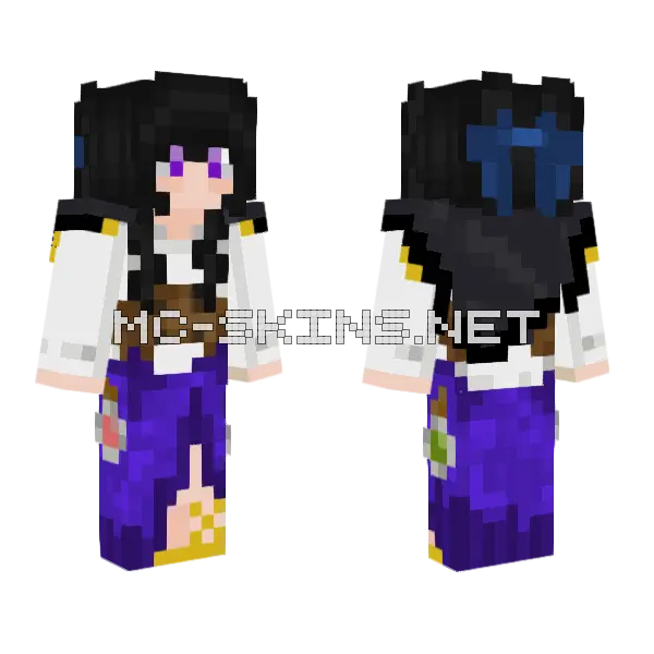 Alolno Minecraft skin, front and back