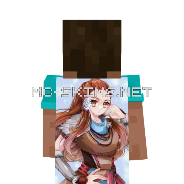 Aloy Dress cape, outside and lining