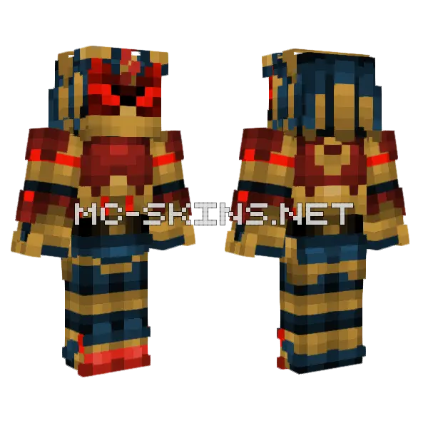 Alpha Grim Amy Minecraft skin, front and back
