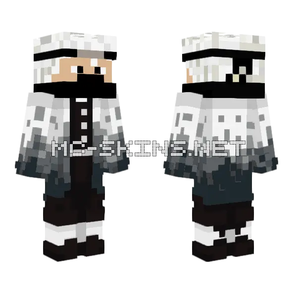 Alphaazn Demon 2 Minecraft skin, front and back