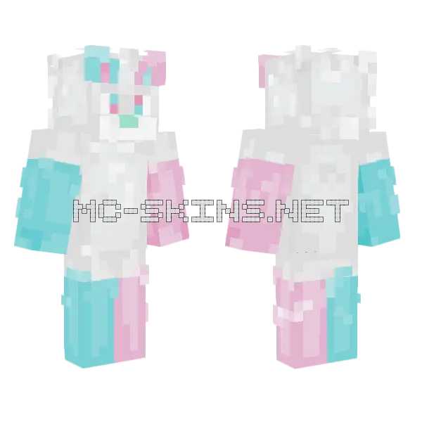 Alter Minecraft skin, front and back