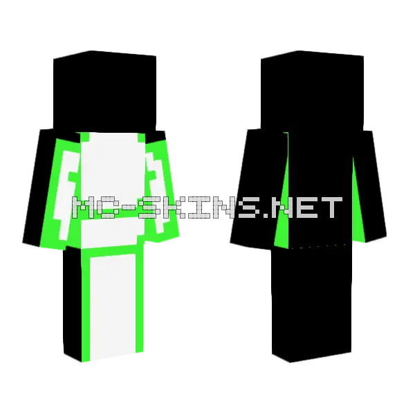 Altered Dream Minecraft skin, front and back