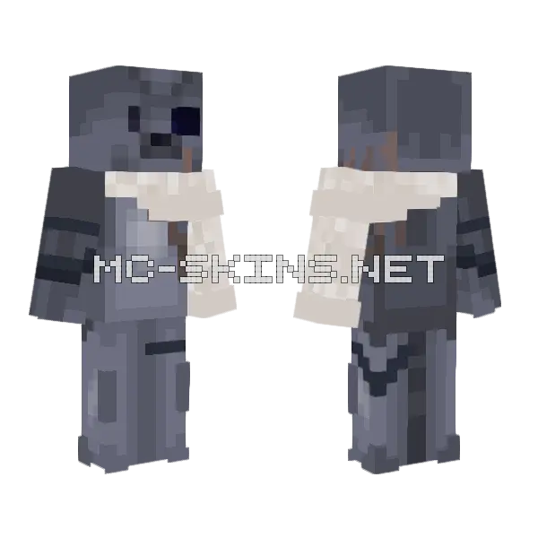 Alternate Cured Seal Minecraft skin, front and back