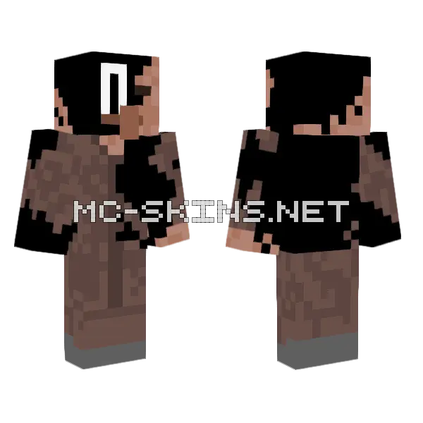 Alternate Disguised As Villager Minecraft skin, front and back