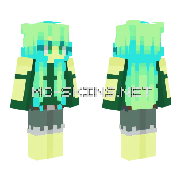 Alyana Ce Minecraft skin, front and back
