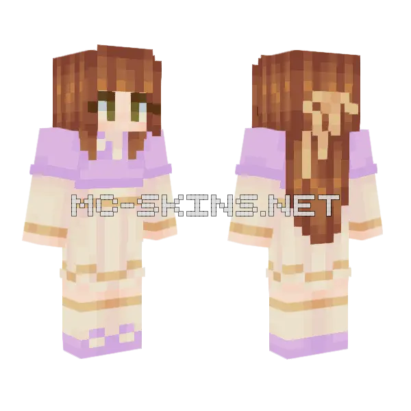 Alyona Minecraft skin, front and back