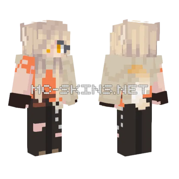 Alyx Desert Skin Fix Minecraft skin, front and back