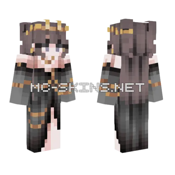 Alyx Fancy Dress Minecraft skin, front and back