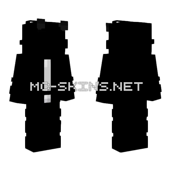 Alznq Minecraft skin, front and back