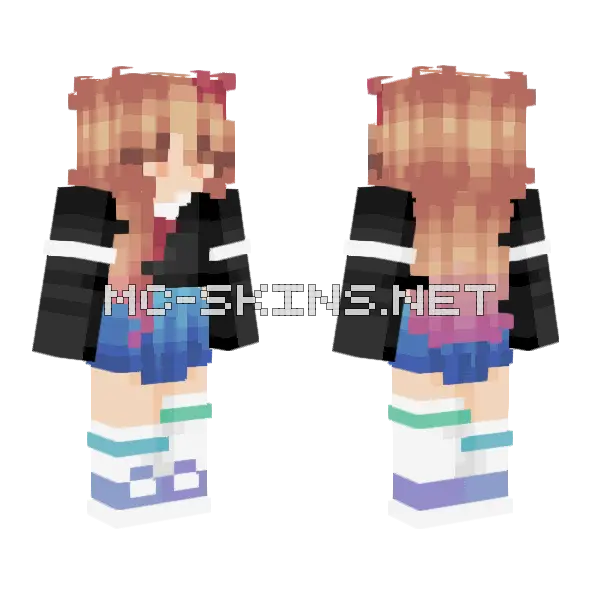 Am I In Trouble Minecraft skin, front and back
