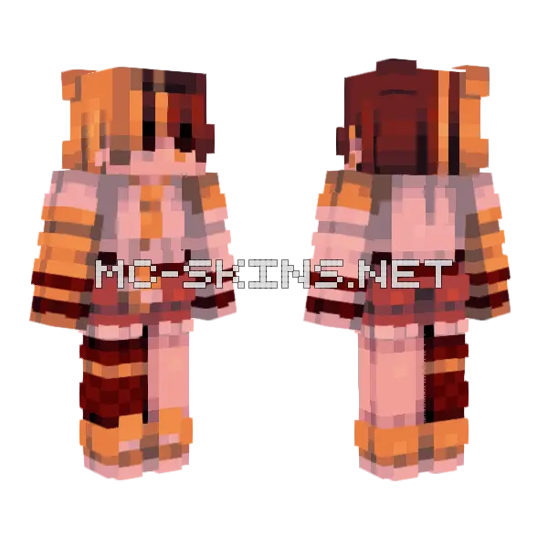 Am I Lost Am I Too Late Minecraft skin, front and back