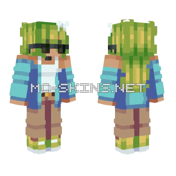 Am I On Your Mind Sf41 Minecraft skin, front and back