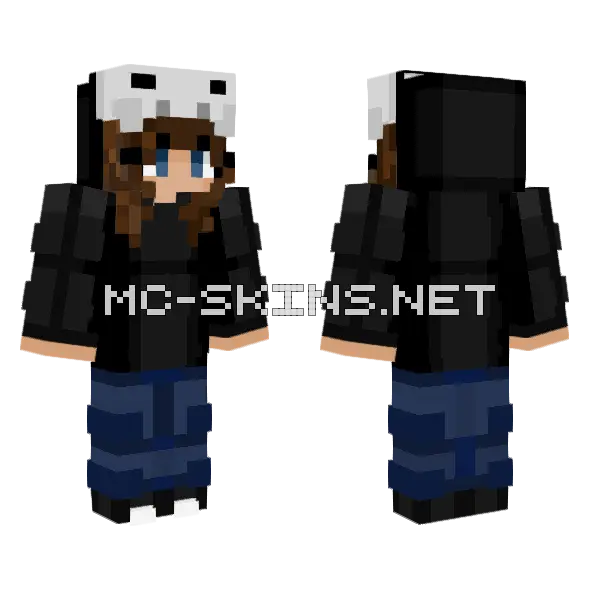 Amanda Minecraft skin, front and back