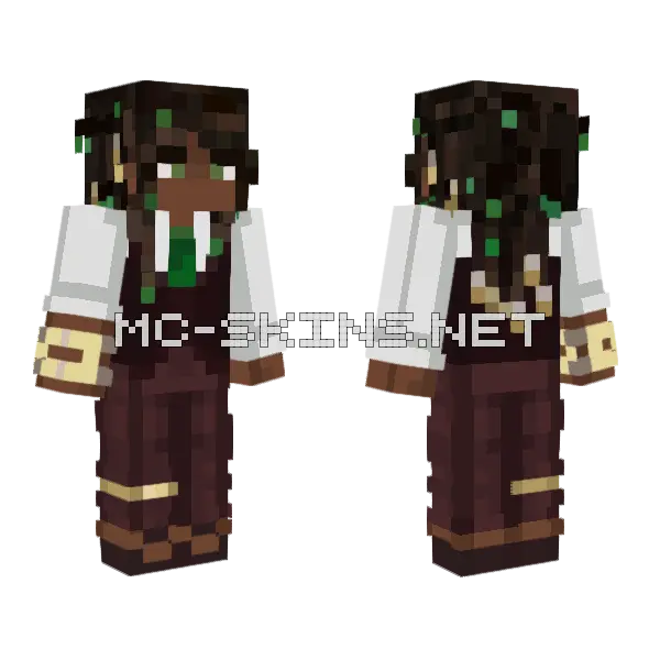Amara Minecraft skin, front and back