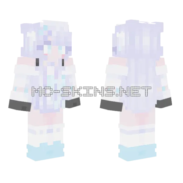 Amatsuka Uto Minecraft skin, front and back