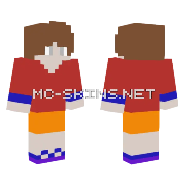 Amazboy505 Minecraft skin, front and back