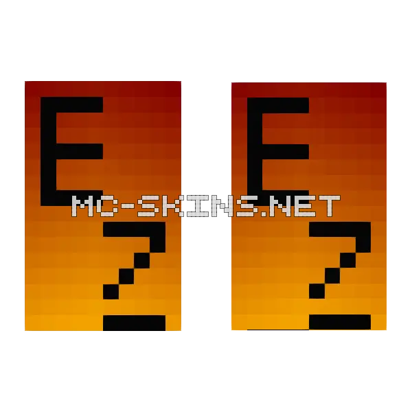 Amber Letters On Orange cape, outside and lining