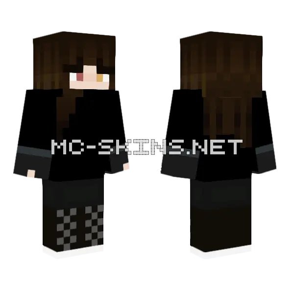 Amber Re Do Minecraft skin, front and back