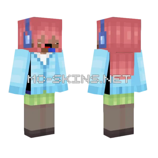 Ambrozzio Nakano Fix Minecraft skin, front and back