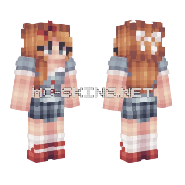 Americana Girl Minecraft skin, front and back