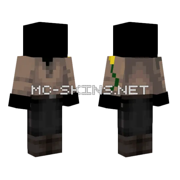 Ameruan Militant Uniform Minecraft skin, front and back