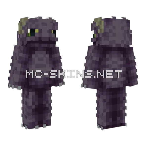 Amethyst Dragonborn, front and back
