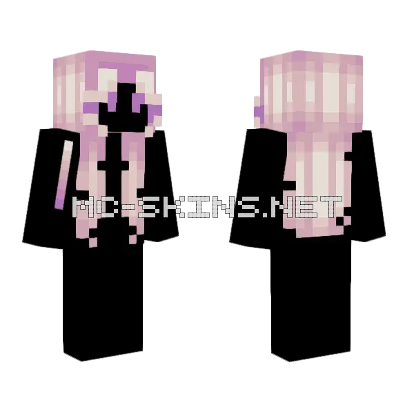 Amethyst Shard Hb Minecraft skin, front and back