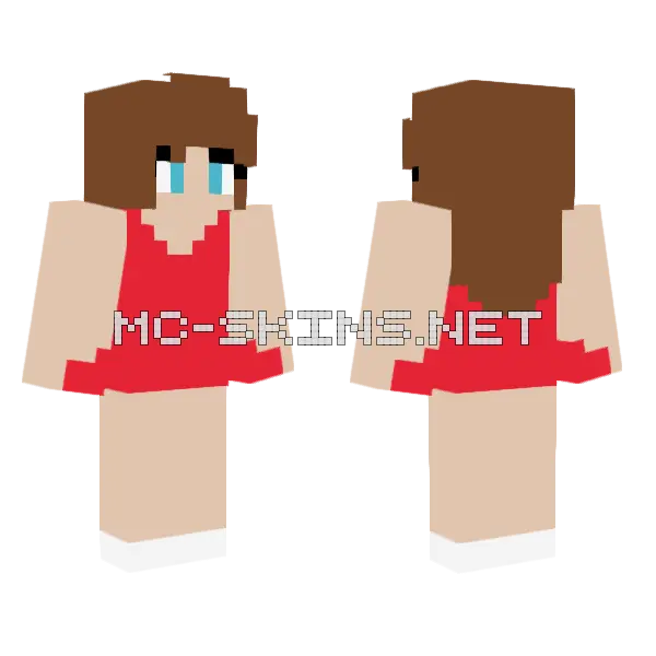 Amyie Of Rosie Minecraft skin, front and back