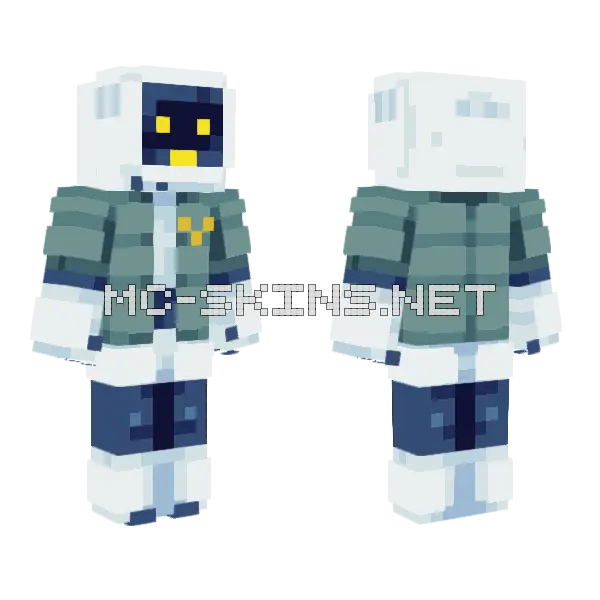 Ana Log Redesign Minecraft skin, front and back