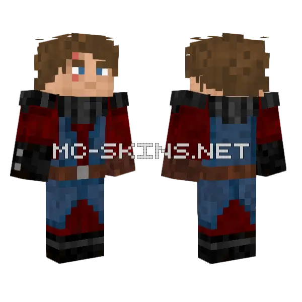 Anakin Skywalker Minecraft skin, front and back