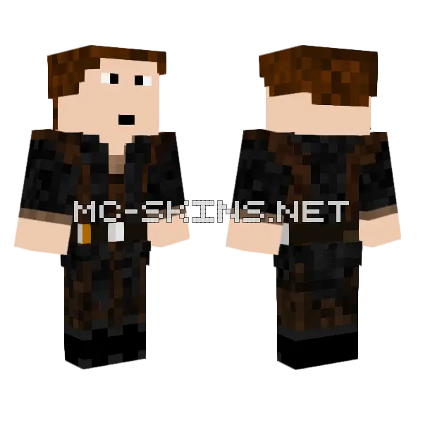Anakin Skywalker Attack Of The Clones Minecraft skin, front and back