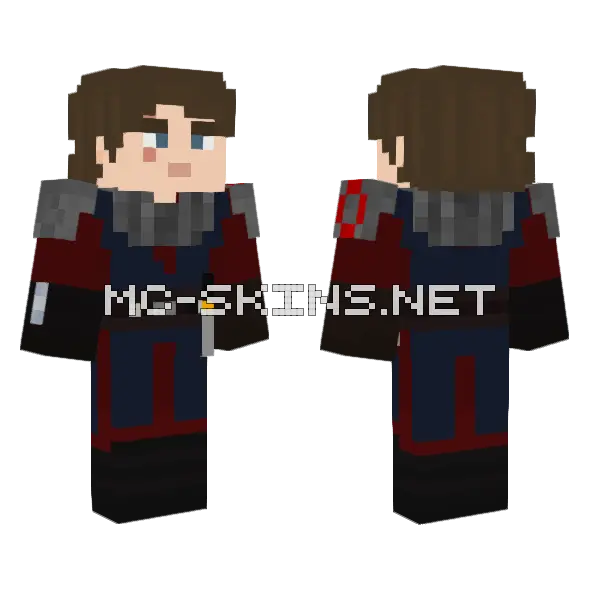 Anakin Skywalker Clone Wars, front and back