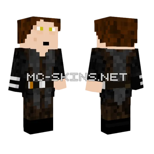Anakin Skywalker Revenge Sith Minecraft skin, front and back