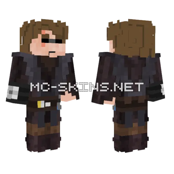 Anakin Skywalker Serio Minecraft skin, front and back