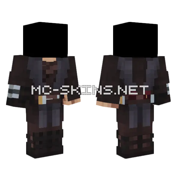 Anakin Template Minecraft skin, front and back