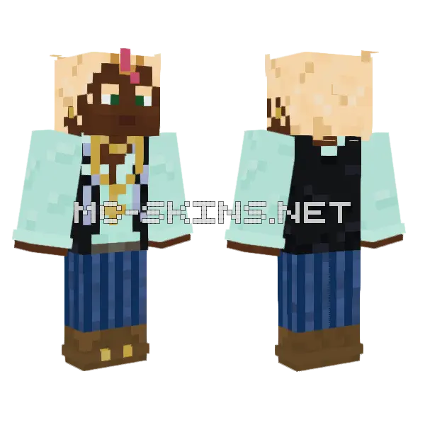 Andi Minecraft skin, front and back