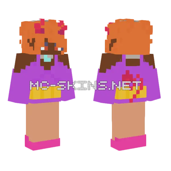 Andi Light Forme Minecraft skin, front and back
