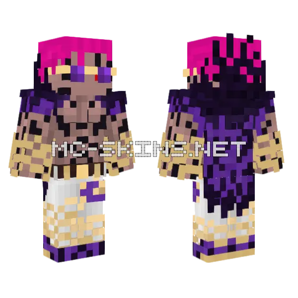 Andri Minecraft skin, front and back